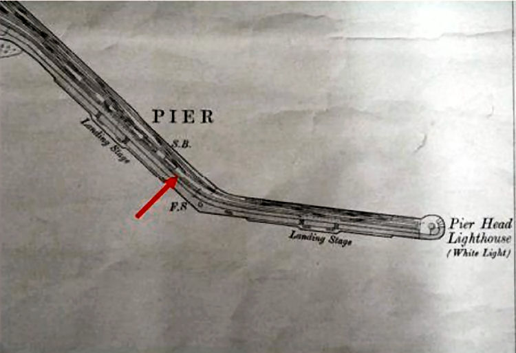 Folkestone Harbour map 1918