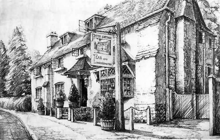 Pitts Cottage painting 1930