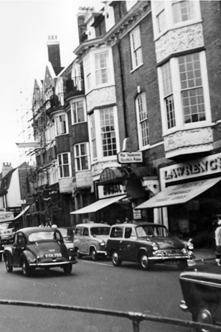 Bell Hotel shop fronts 1960s