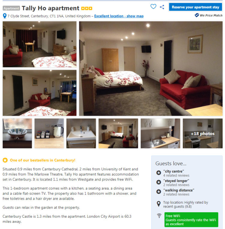 Tally Ho bed and breakfast