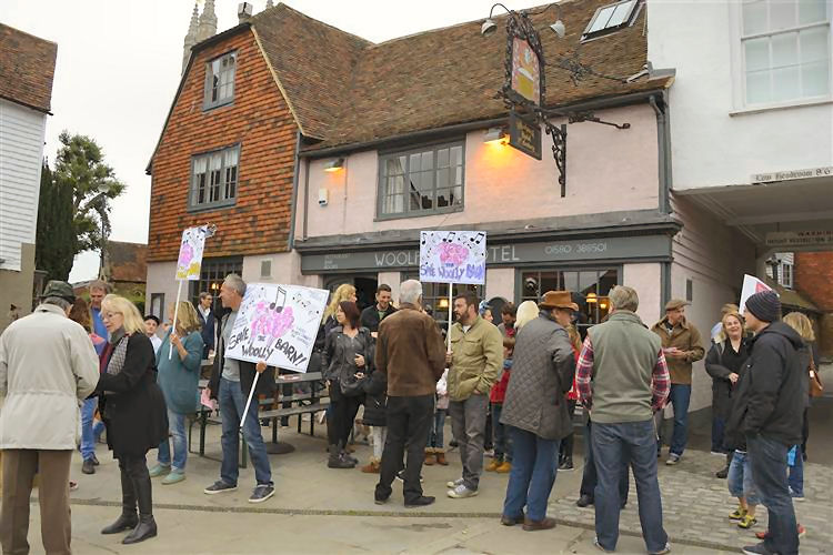 Woolpack protesters