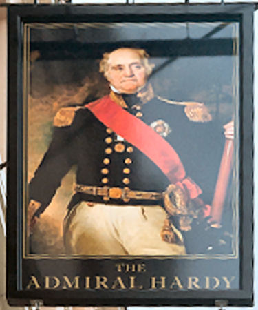 Admiral Hardy sign 2019