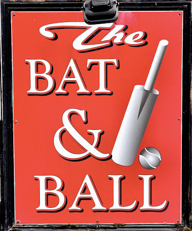 Bat and Ball sign 2019