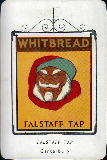 Falstaff Tap card 1955