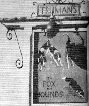 Fox and Hounds sign