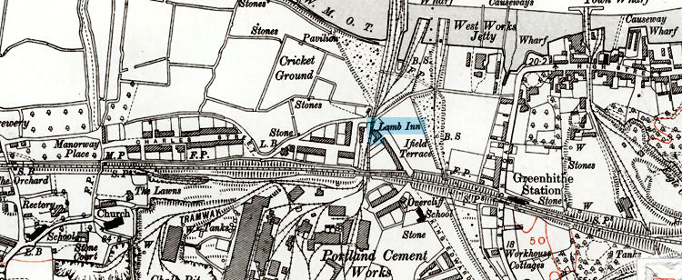 Lamb Inn map 1923