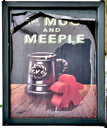 Mug and Meeple sign 2019