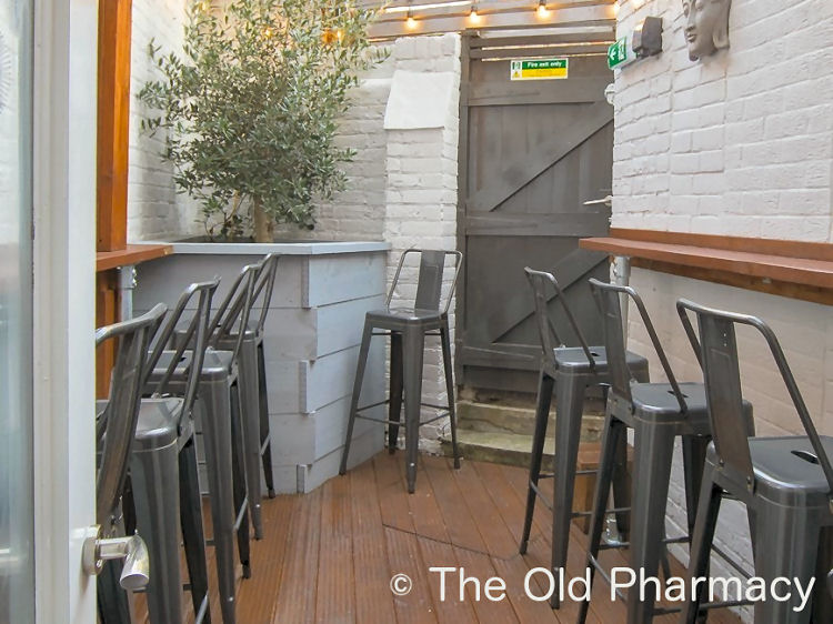 Old Pharmacy courtyard 2019