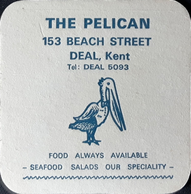 Pelican beermat 1970s