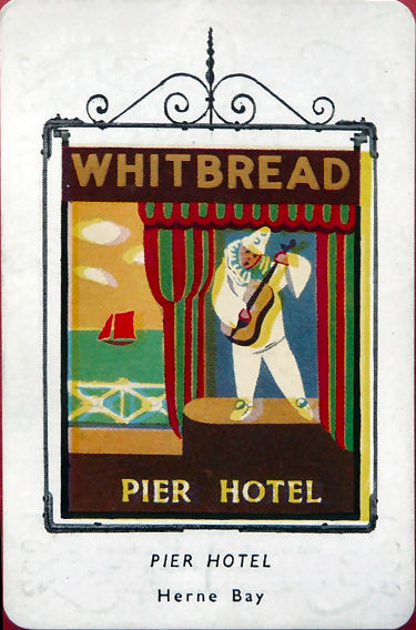 Pier Hotel card front