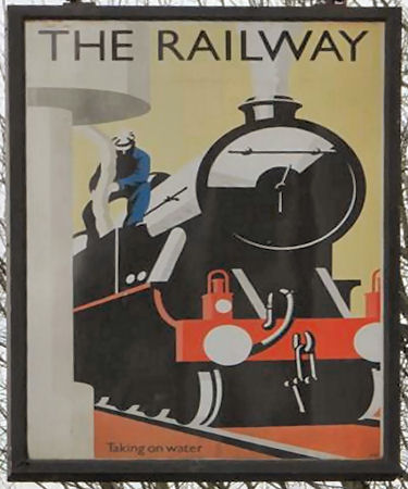 Railway Tavern sign 2016