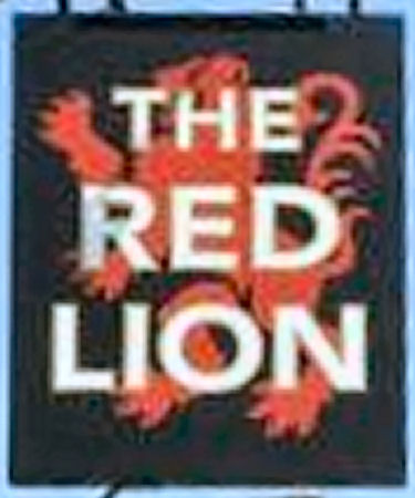 Red Lion sign 2019