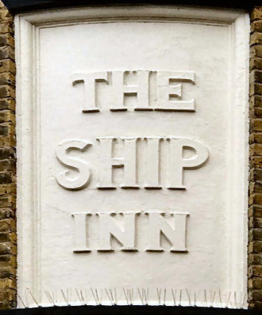 Ship Inn sign 2019