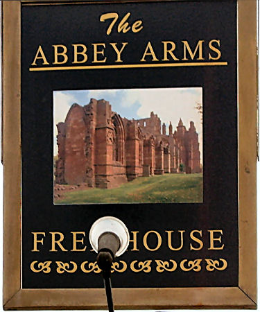 Abbey Arms sign 2006
