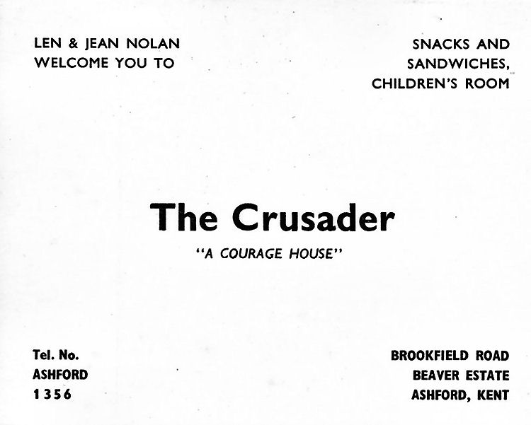 Crusader business card