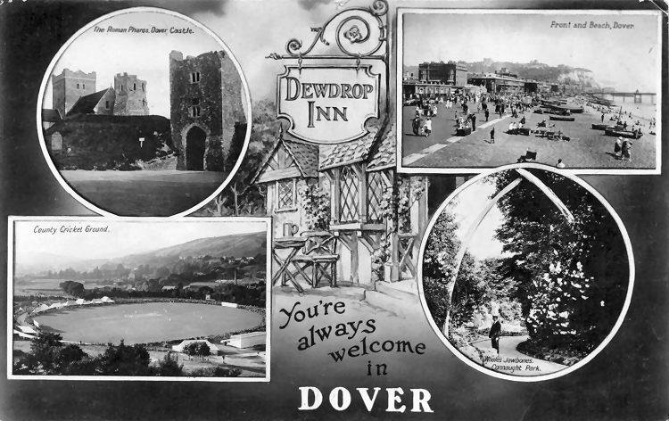 Dewdrop postcard 1930 Dover