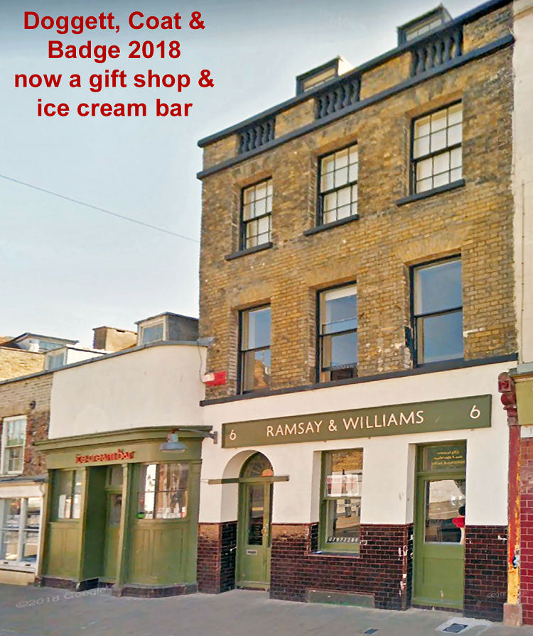 Former Doggett Coat and Badge 2018