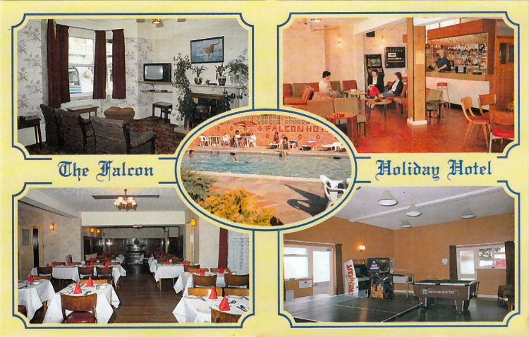Falcon Hotel postcard