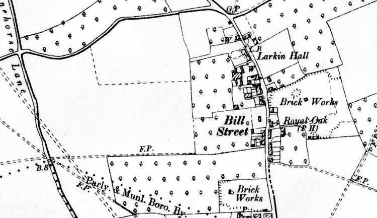 Frindsbury map 1895