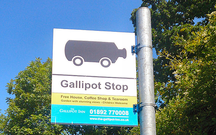 Gallipot Inn bus stop