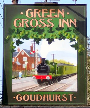 Green Cross Inn sign 2009