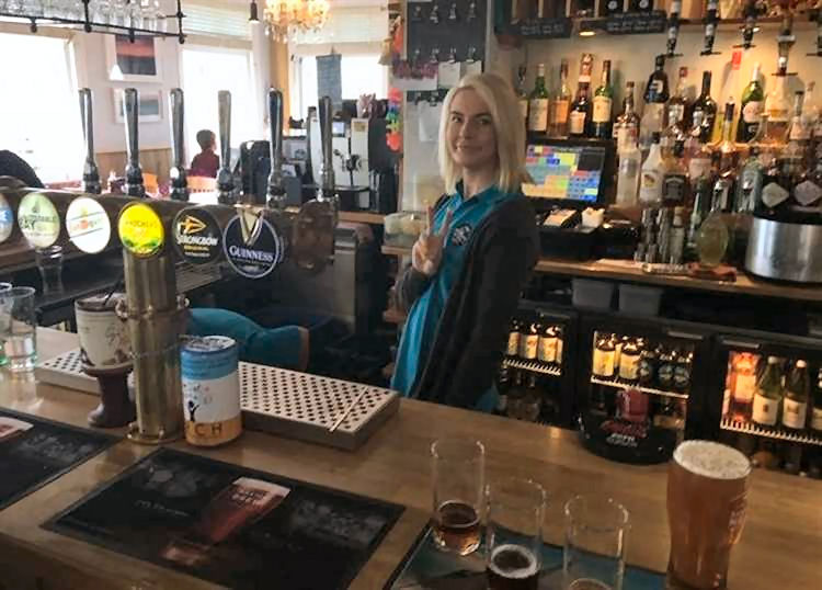 Hampton barmaid 2020