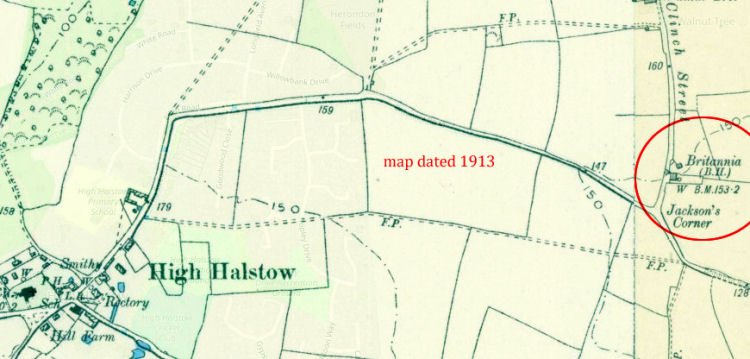 High Halstow map 1913
