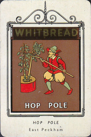 Hop Pole card 1950