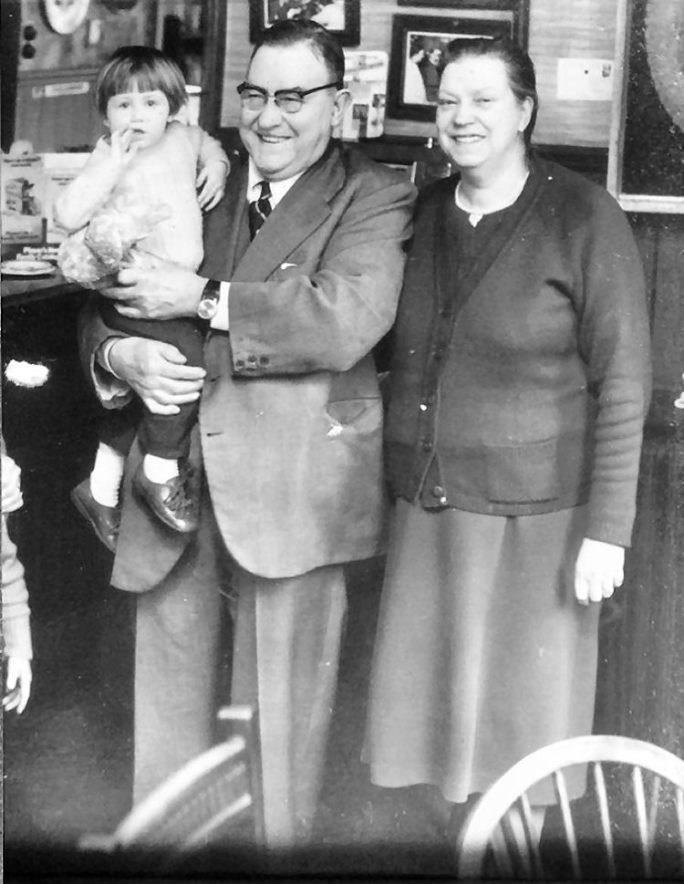 Phil and Irene Pope and grandson 1980s