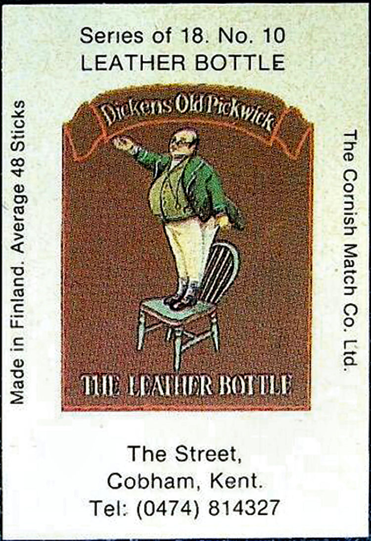 Leather Bottle match box