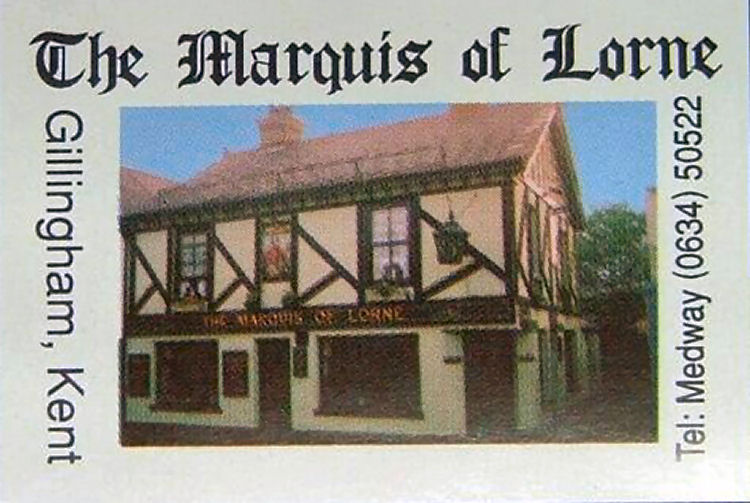 Marquis of Lorne matchbox 1985