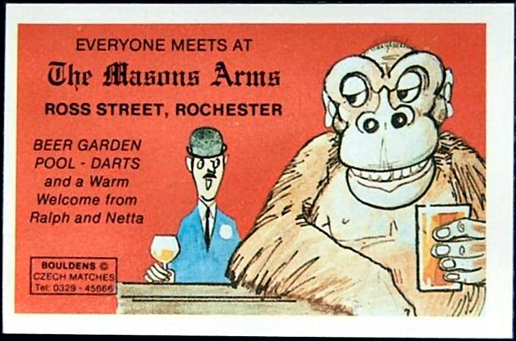 Mason's Arms match box