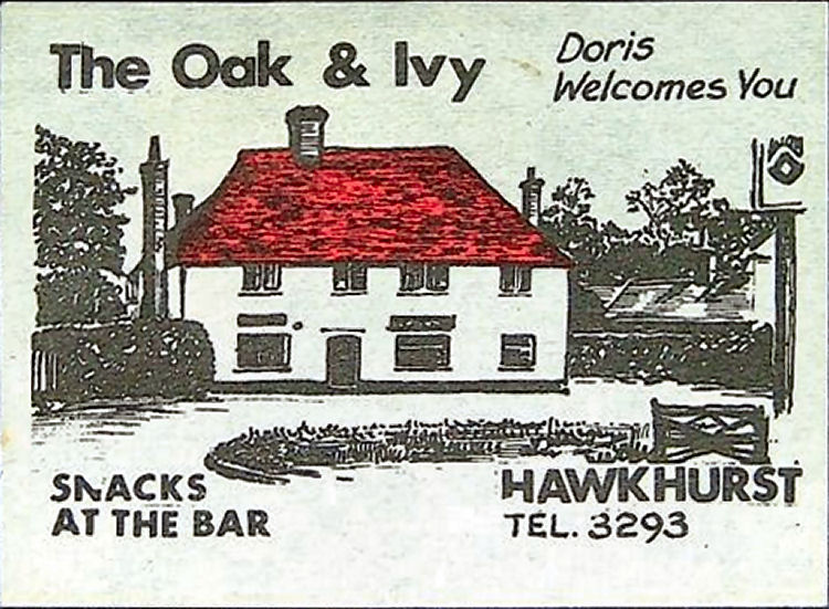 Oak and Ivy matchbox