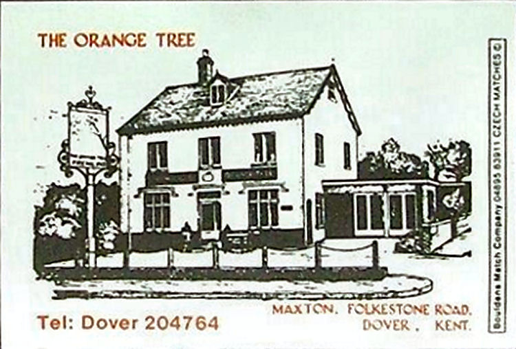 Orange Tree matchbox