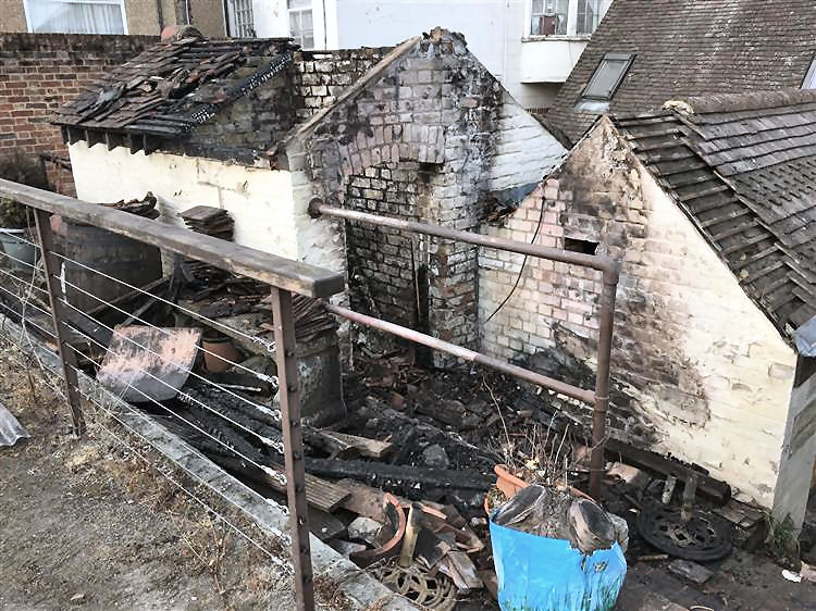 Pilot fire damage 2018