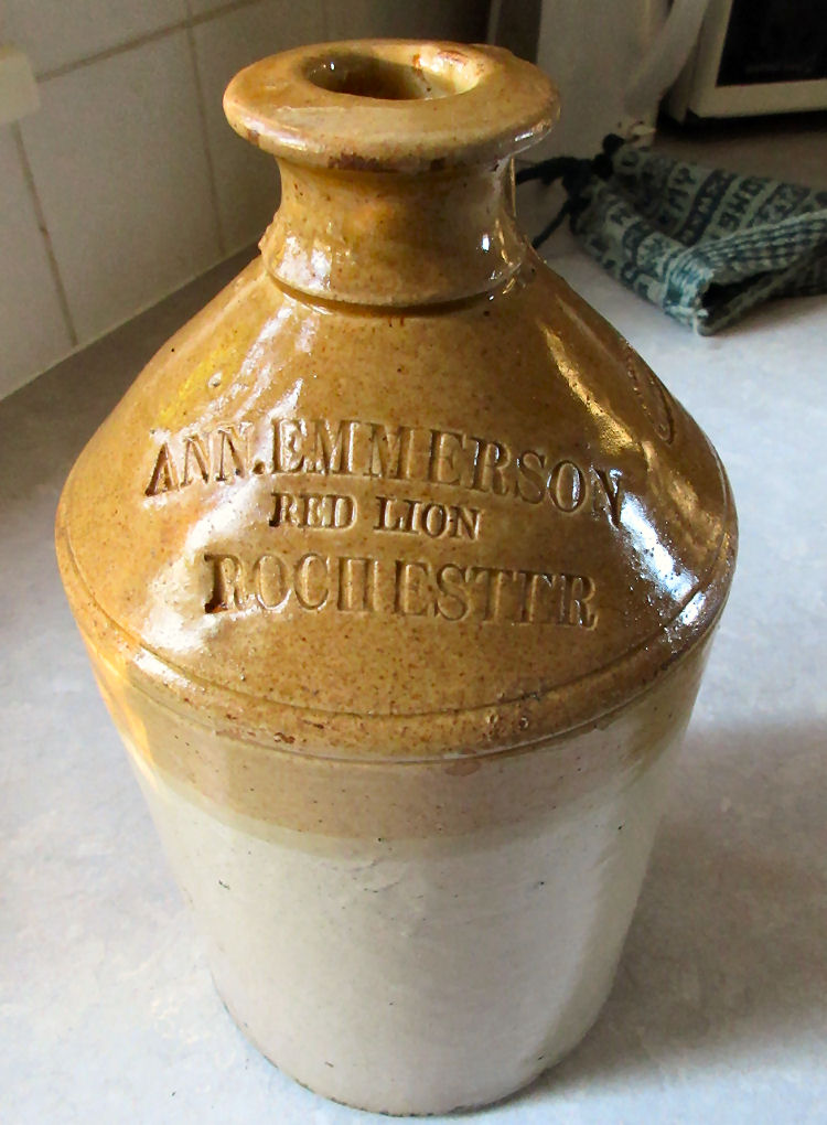 Red Lion flagon 1865