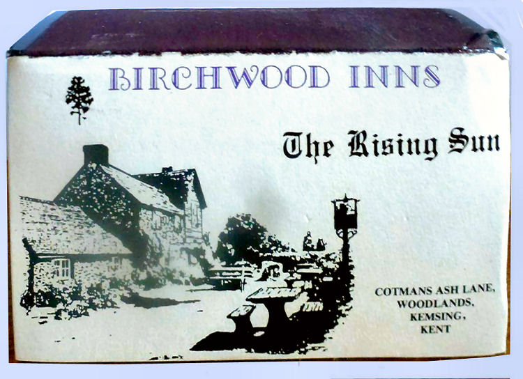 Rising Sun match box