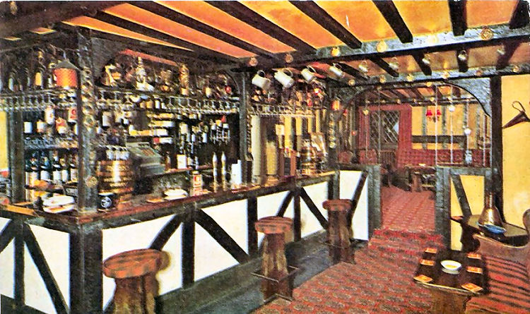 Rose and Crown inside 1970