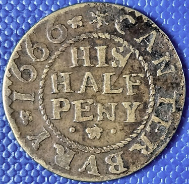 Saracen's Head coin 1666