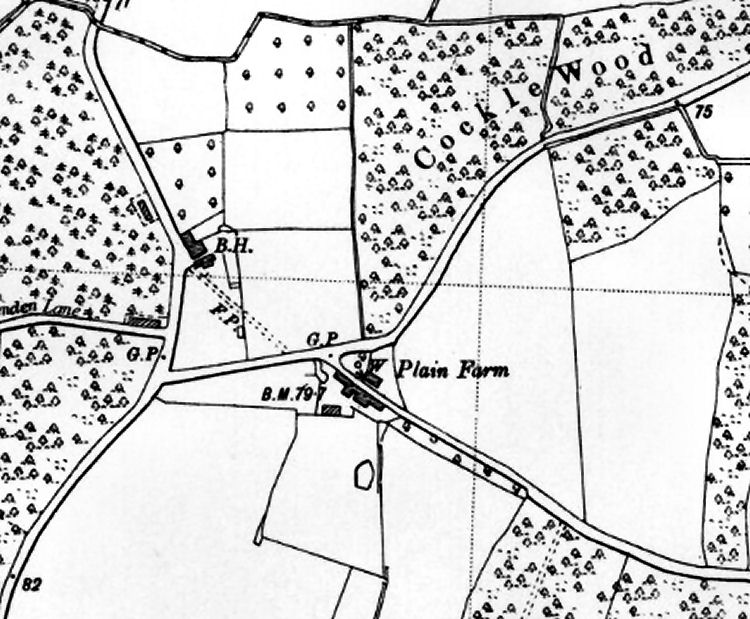 Staplehurst map 1870