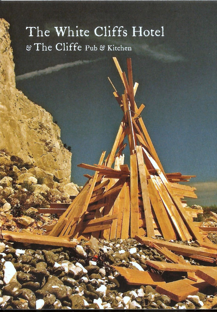 White Cliffs Hotel advertising postcard