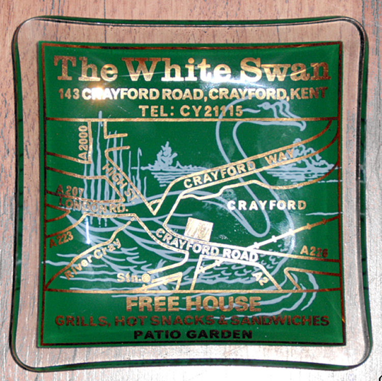 White Swan ashtray