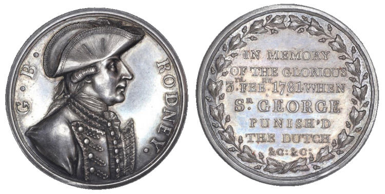 Admiral Rodney coin