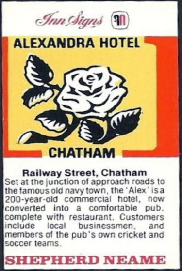 Alexandra Hotel card