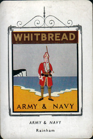 Army and Navy card 1955