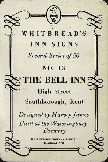 Bell Inn card 1950