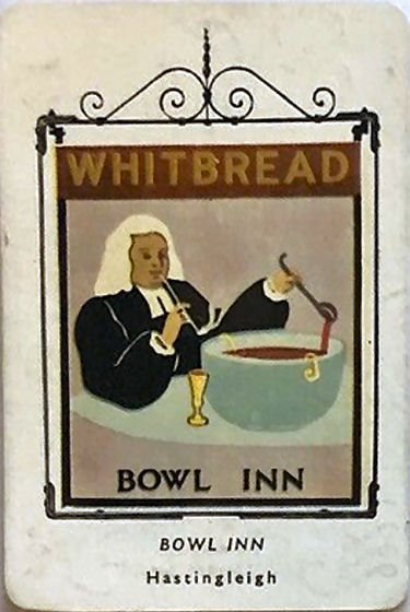 Bowl Inn card 1953