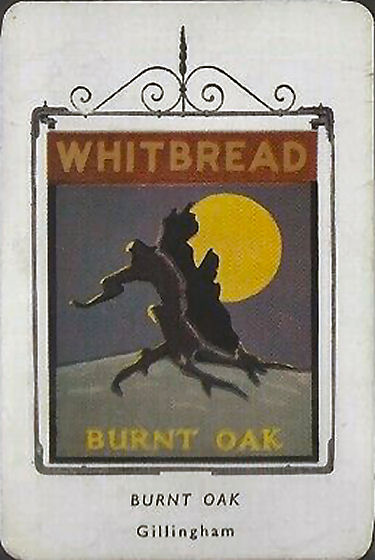Burnt Oak card 1955