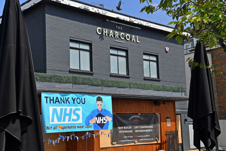 CHARCOAL BURNER Pub of Sidcup