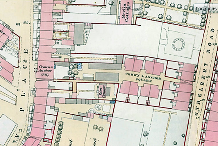 Crown and Anchor map 1973